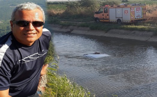 Kamyonetle sulama kanalına düşen ziraat mühendisi öldü