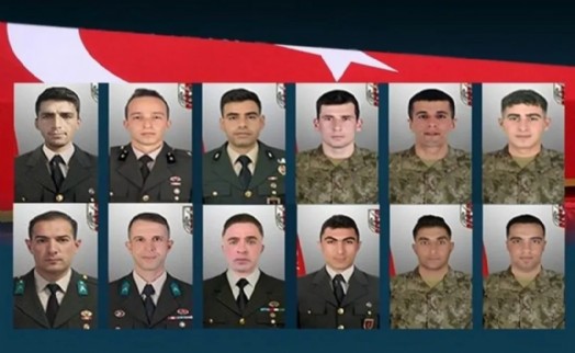 MSB'den 14 askerin şehit olmasına ilişkin açıklama!