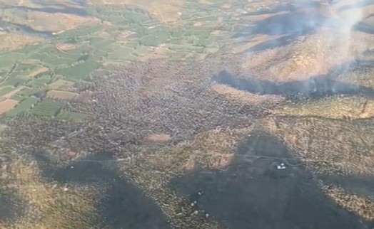 Milas'taki yangın 12 saat sonra kontrol altında