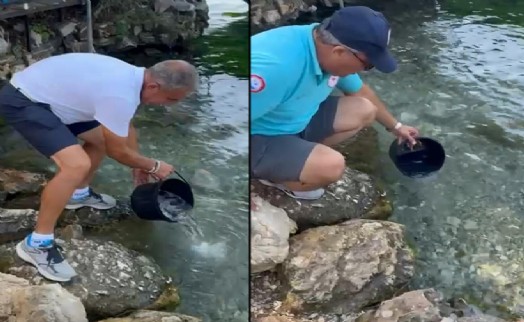 Muğla'da Kadın Azmağı'na 35 bin levrek bırakıldı