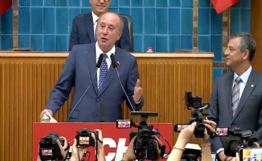 Muharrem İnce: ‘Şimdi CHP saflarını güçlendirme zamanıdır'