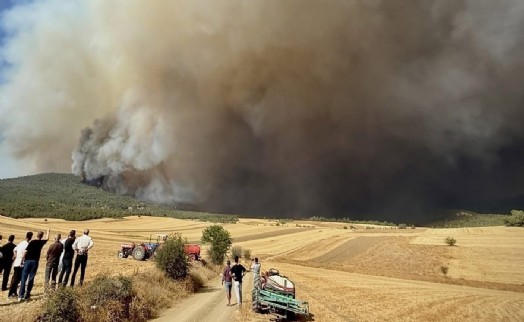 Orman Bölge Müdürü alevlerin arasında kaldı! Acil kodu ile yardım istendi