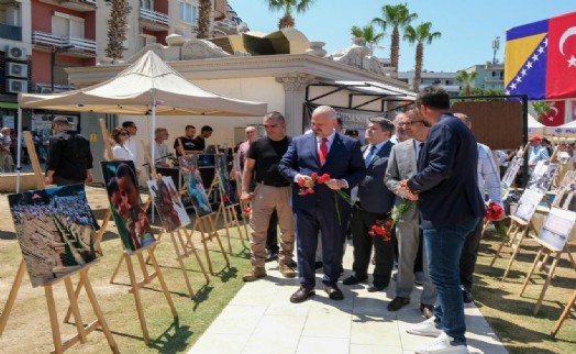 Srebrenitsa Soykırımı Menemen'de unutulmadı
