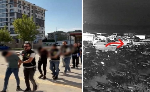 Yediemin otoparkından motosiklet hırsızlığı: O anlar kamerada!