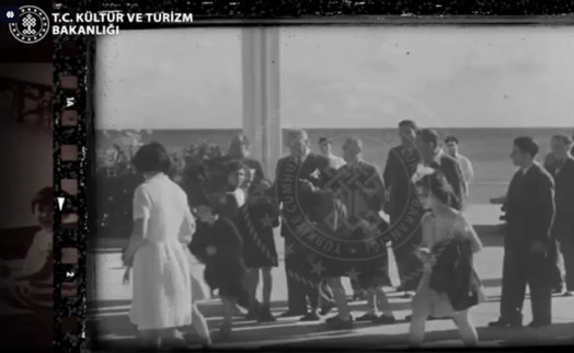 Bakan Ersoy paylaştı: Atatürk'ün bu görüntüleri ilk kez gün yüzüne çıktı