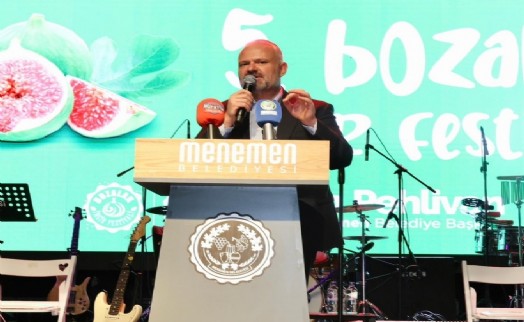 Başkan Pehlivan'dan festivalde net mesaj; 'Menemen'de çöp tesisi yaptırmayız'