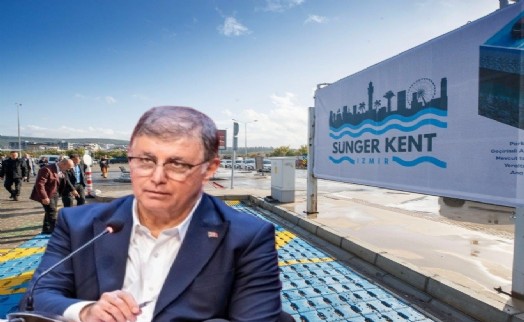 Başkan Tugay'dan ‘Sünger Kent' açıklaması: Su sorununu gidermekten alakasız!