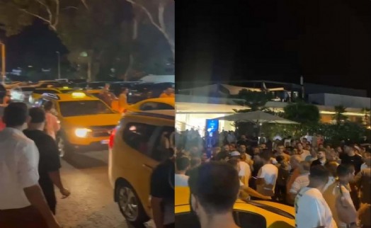 Bodrum'da kavga sonrası taksiciler yol kapattı; 1 yaralı, 4 gözaltı