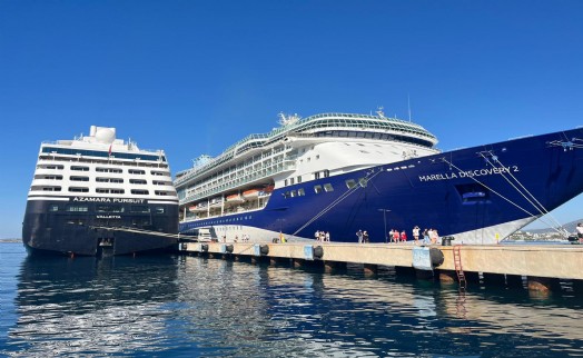 Bodrum'a 2 kruvaziyer 2 bin 609 turist getirdi