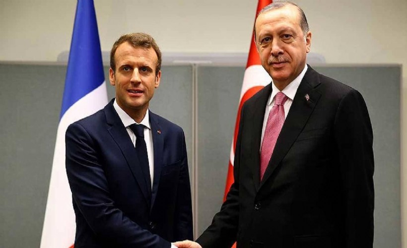 Erdoğan ile Macron görüştü