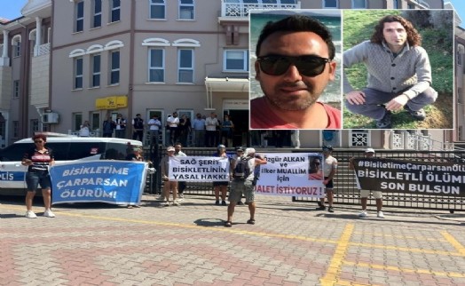 Fethiye'de otomobilin çarpması sonucu ölen iki bisikletli anıldı