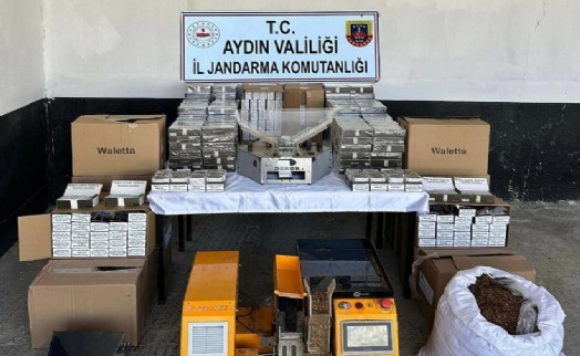 Kaçak sigara baskınında 1 kişi gözaltına alındı