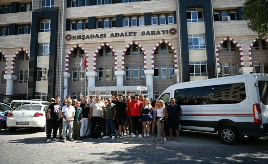Kuşadası'nda, turistik tesiste maaşlarını alamayan çalışanlardan otel sahipleri hakkında suç duyurusu