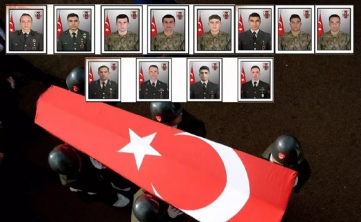 MSB'den 12 şehit için açıklama: 'Gaz ölçümüne ihtiyaç duyulmadı'