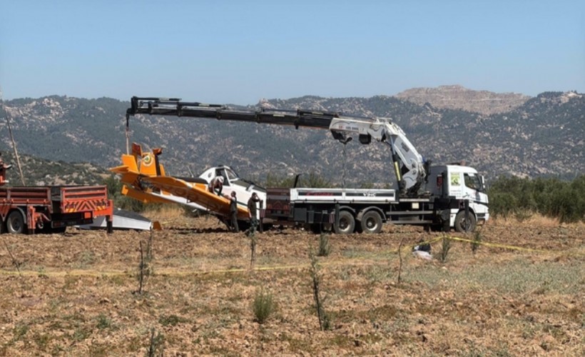 Muğla'da kaza kırıma uğrayan uçak, Ankara'ya götürülecek