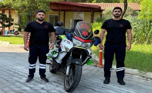 Muğla'nın turistik ilçelerine motosikletli 112 ekip takviyesi