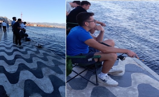 Ölü balıkların gölgesinde Körfez'de balık tutmaya devam!