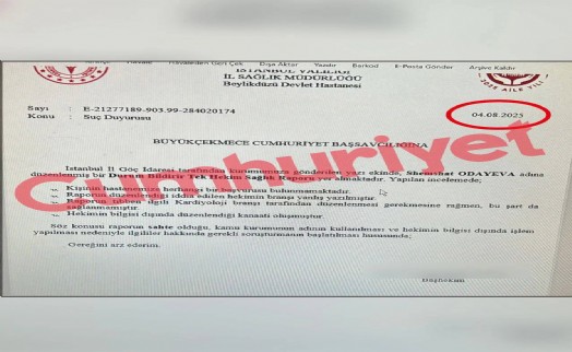 Sahte diplomadan sonra sahte sağlık raporu: Doktor adına sahte rapor