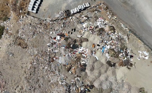 Seferihisar Belediyesi'nden drone destekli kaçak hafriyat denetimi