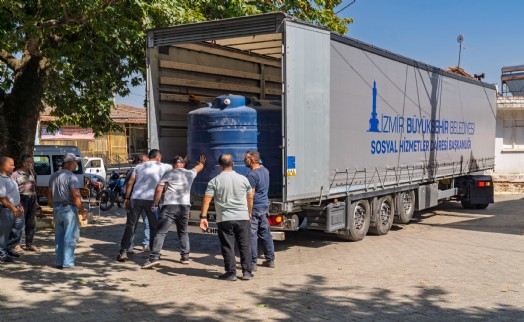 Üreticilere su deposu desteği