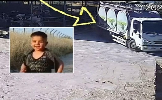 3 yaşındaki çocuğu süt kamyonu hayattan kopardı!