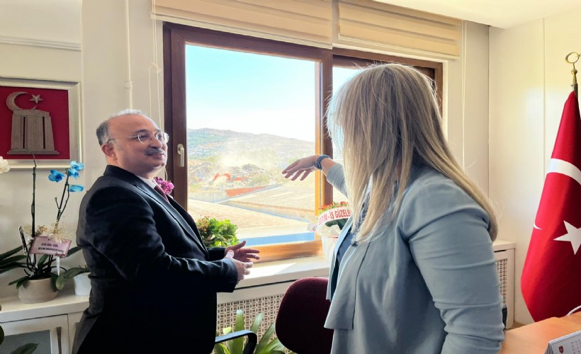 AK Partili Çankırı'nın kaymakam ziyaretinde İzmir’in çöp gerçeği