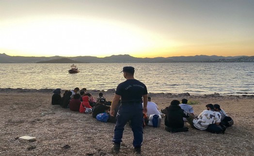 Bodrum'da 20 kaçak göçmen yakalandı