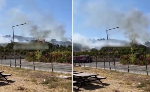 Bu kez Şahin Tepesi'nde alevler yükseldi: İzmir'de orman yangını!