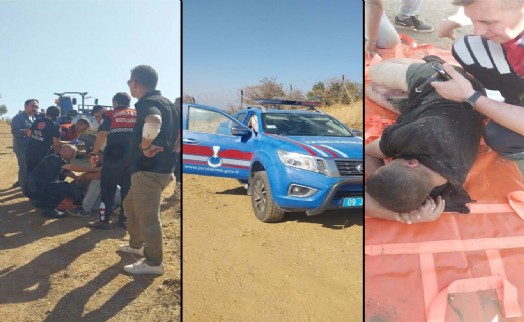 Devrilen kamyonetteki dinamitler kontrollü patlatıldı; 10 yaralı