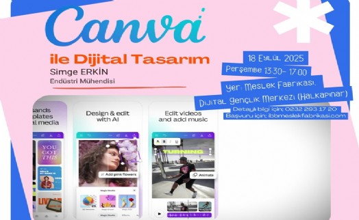 Dijital Gençlik Merkezi'nde 'Canva' eğitimi başlıyor