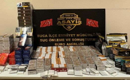 Durdurulan araçtan binlerce kaçak sigara çıktı!