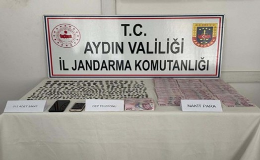 Durdurulan otomobilde tarihi eser ele geçirildi