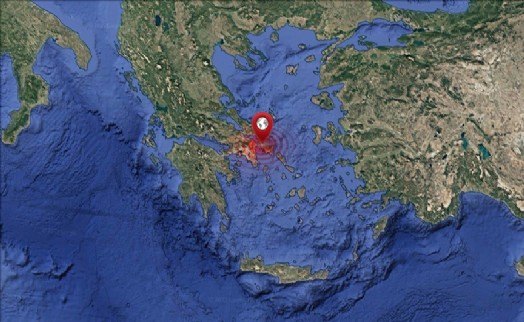 Ege Denizi'nde deprem!