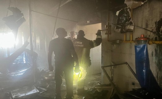 Torbalı'da korkutan hastane yangını