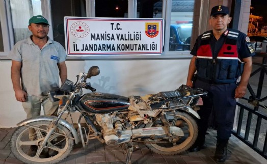 Plakasız motosiklet çalıntı çıktı