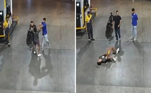 Tartıştığı kişiyi tek yumrukla hastanelik etti!