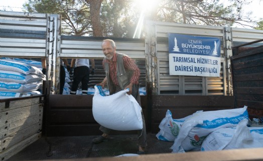 Yangının yaraları sarılıyor: Büyükşehir'den üreticiye destek!