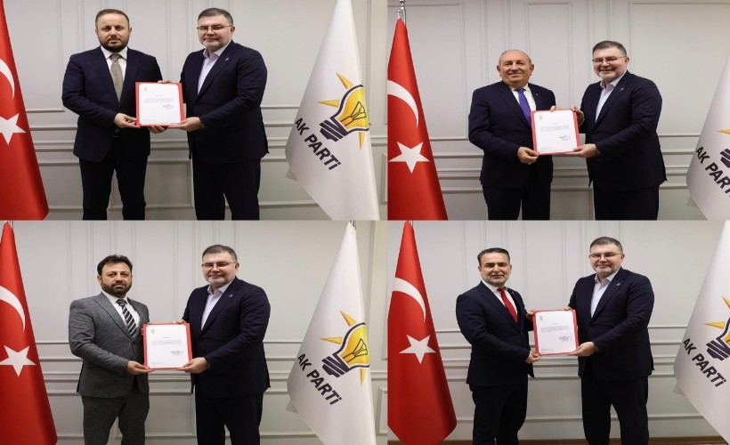 AK Parti İzmir’de 4 ilçede revizyon: Saygılı yetki belgelerini verdi!