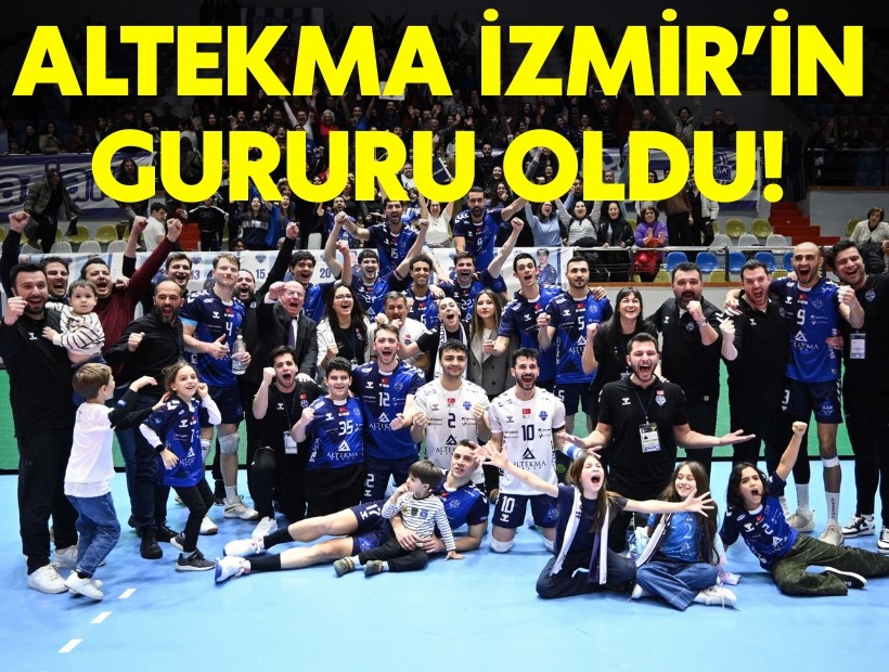 Altekma İzmir'in gururu oldu: CEV Kupası'nda Çeyrek Finalde
