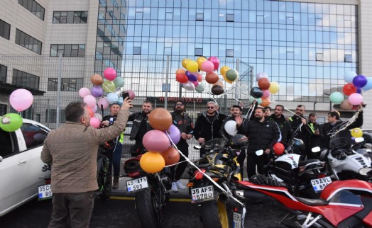 Balonlar Beyza için gökyüzüne uçtu