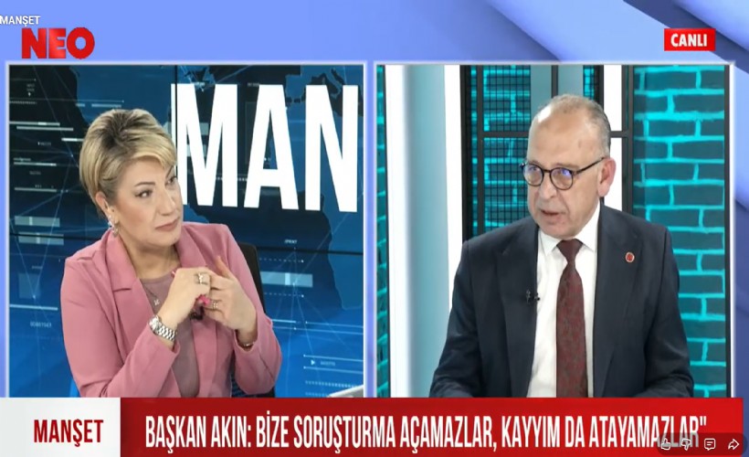 Başkan Çetin Akın’dan NEO TV'de Murat Çalık tepkisi: 'İnsanlığımızı yitiriyoruz, bu zalimane süreç kabul edilemez'