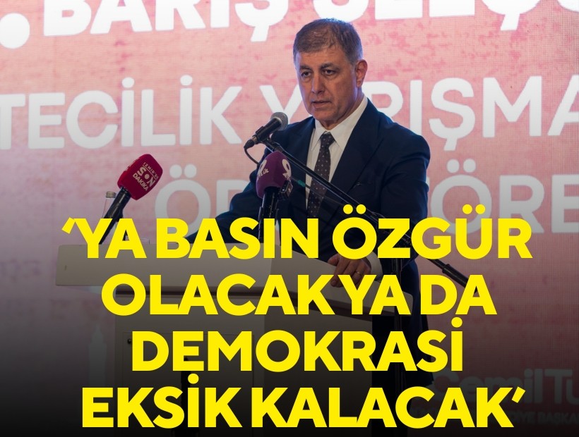 Başkan Tugay: Ya basın özgür olacak ya da demokrasi eksik kalacak