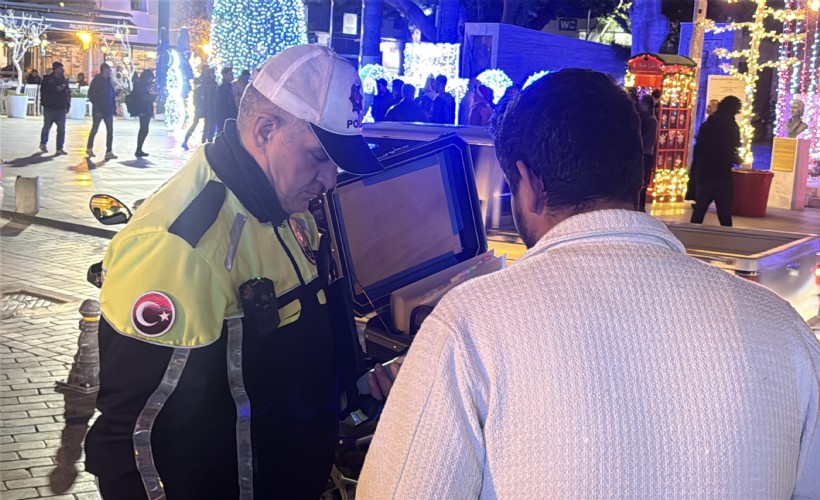 Bodrum’da yılın ilk trafik cezası alkollü sürücüye
