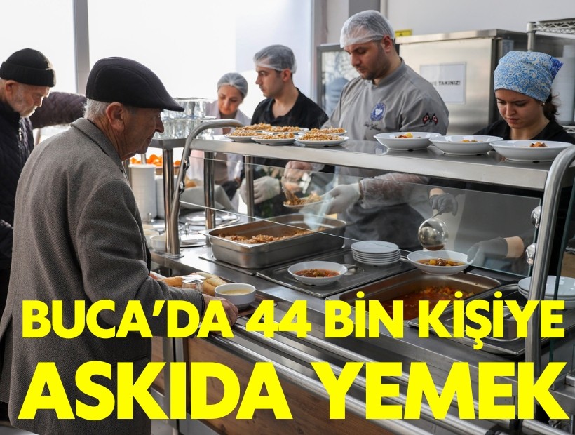 Buca'da 44 bin kişiye askıda yemek