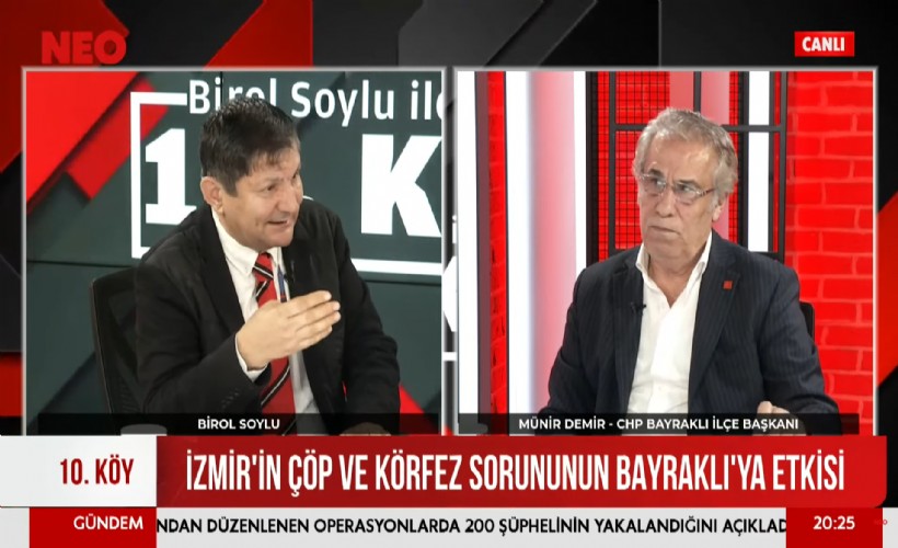 CHP'li Demir'den NEO TV'de ön seçim mesajı ve Körfez kirliliğine İzmit örneği: 'İzmit Türkiye Cumhuriyeti'nin ili de İzmir değil mi?'