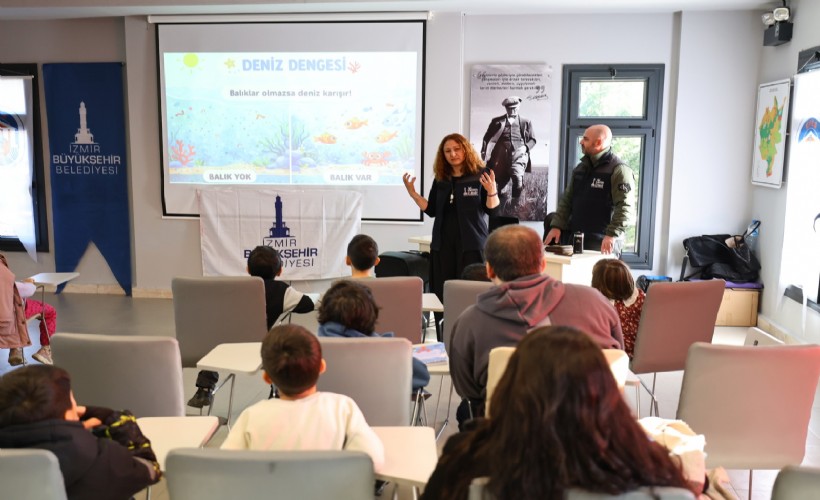 Çocuklar Efes Selçuk'ta denizin gizli dünyasını keşfetti