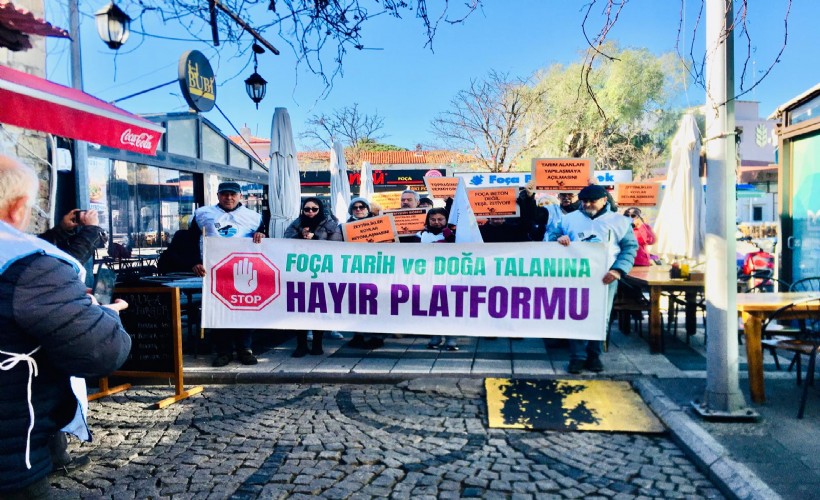 Foça Belediyesi'ne bin 200 imzalı dilekçe; 'Tarım alanları yapılaşmaya koylar ranta açılmasın'