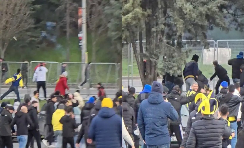 GS-FB derbi öncesi ortalık karıştı: Polis havaya ateş açtı!