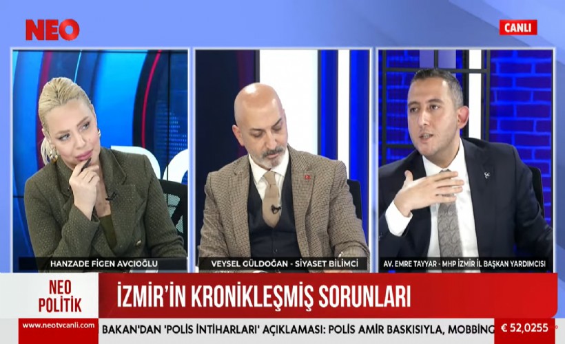 Güldoğan'dan NEO Politik'te Büyükşehir'e ‘Festival belediyeciliği’ çıkışı... 'Tugay-Ünsal' hattındaki gerilime dikkat çekti: Karşıyaka’daki bir toplantıda bile bir araya gelmiyorsunuz!