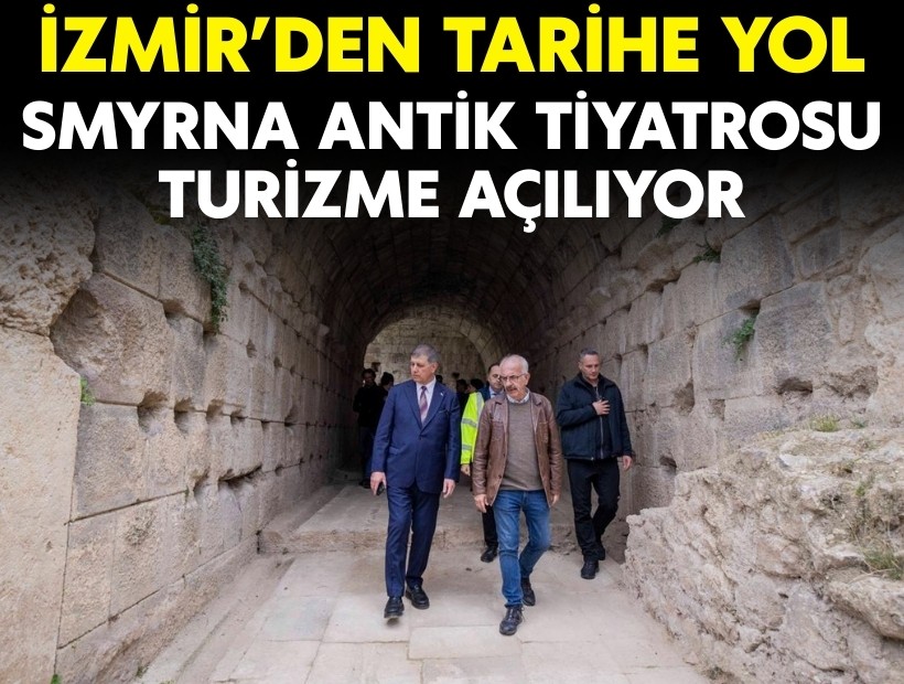 İzmir'den tarihe yol: Smyrna Antik Tiyatrosu turizme açılıyor!